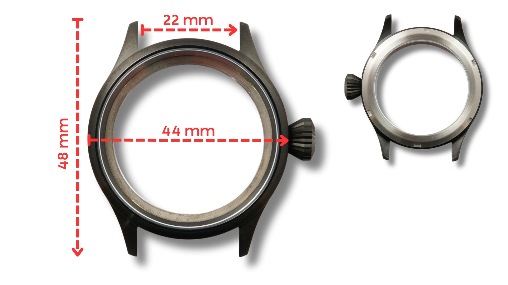 Case - Pilot (Stirling) - 44mm - ST-36 / Unitas 6497/8 (silver/black)