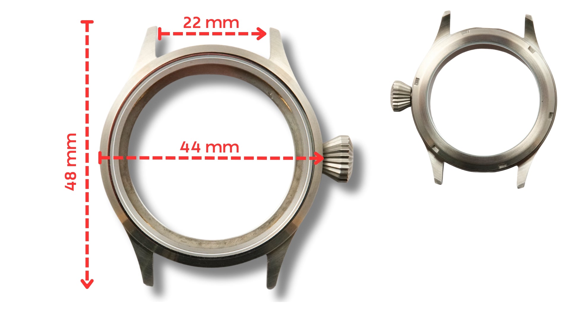 Case - Pilot (Stirling) - 44mm - ST-36 / Unitas 6497/8 (silver/black)