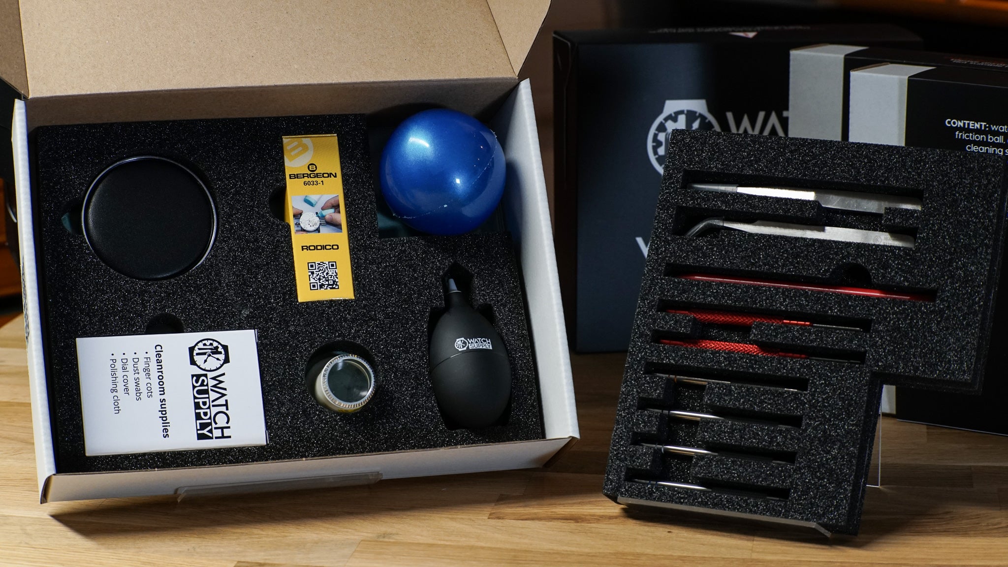 Full watchmaking tool kit