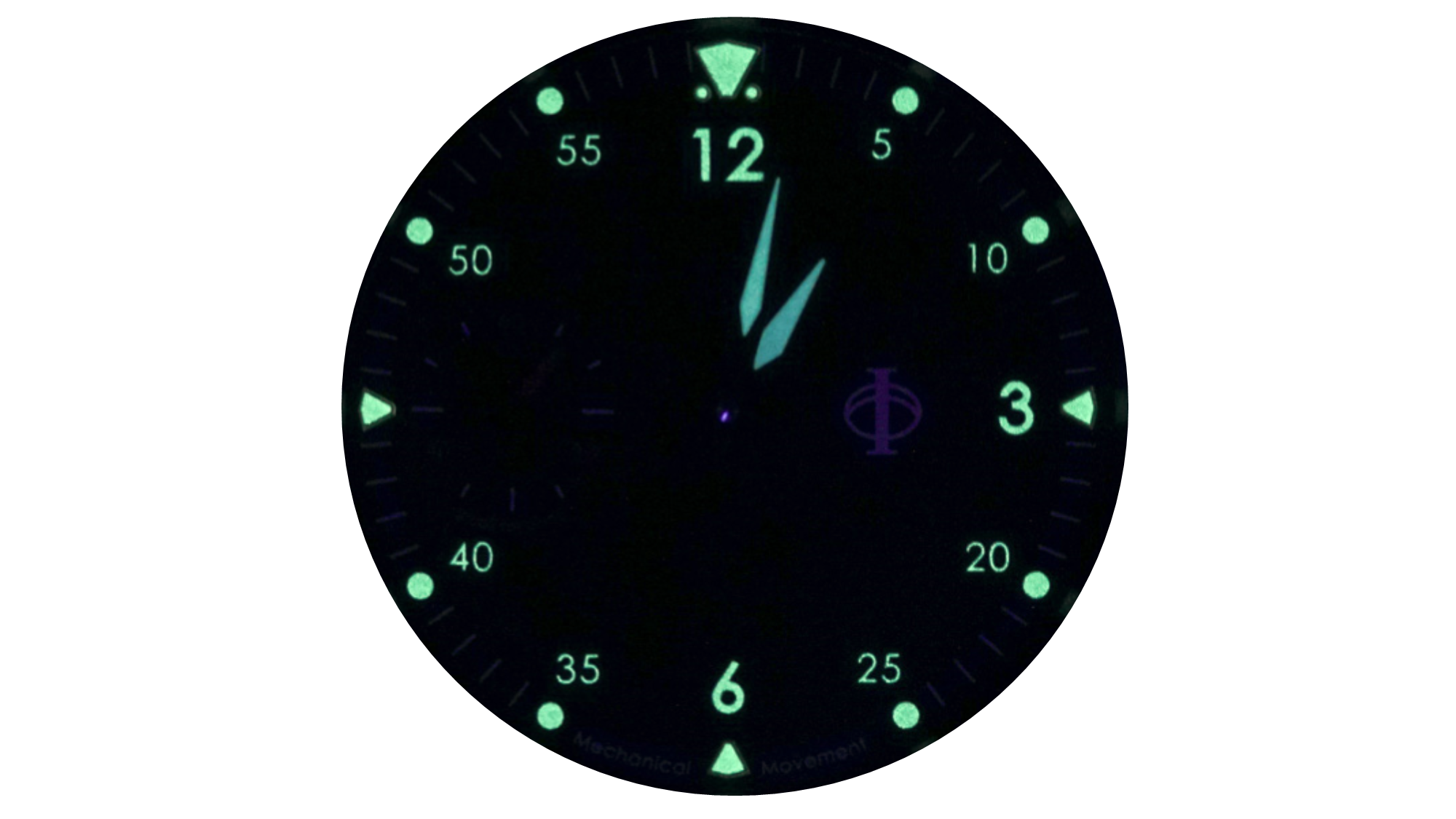 Pilot Hands - Set (Black Matte) - 38.5mm - ST-3600