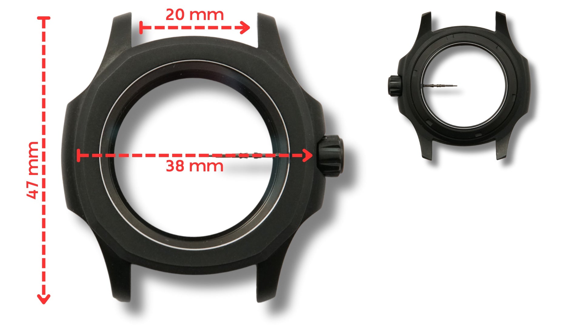 Case - Mayfair -Matte Black - NH35/38