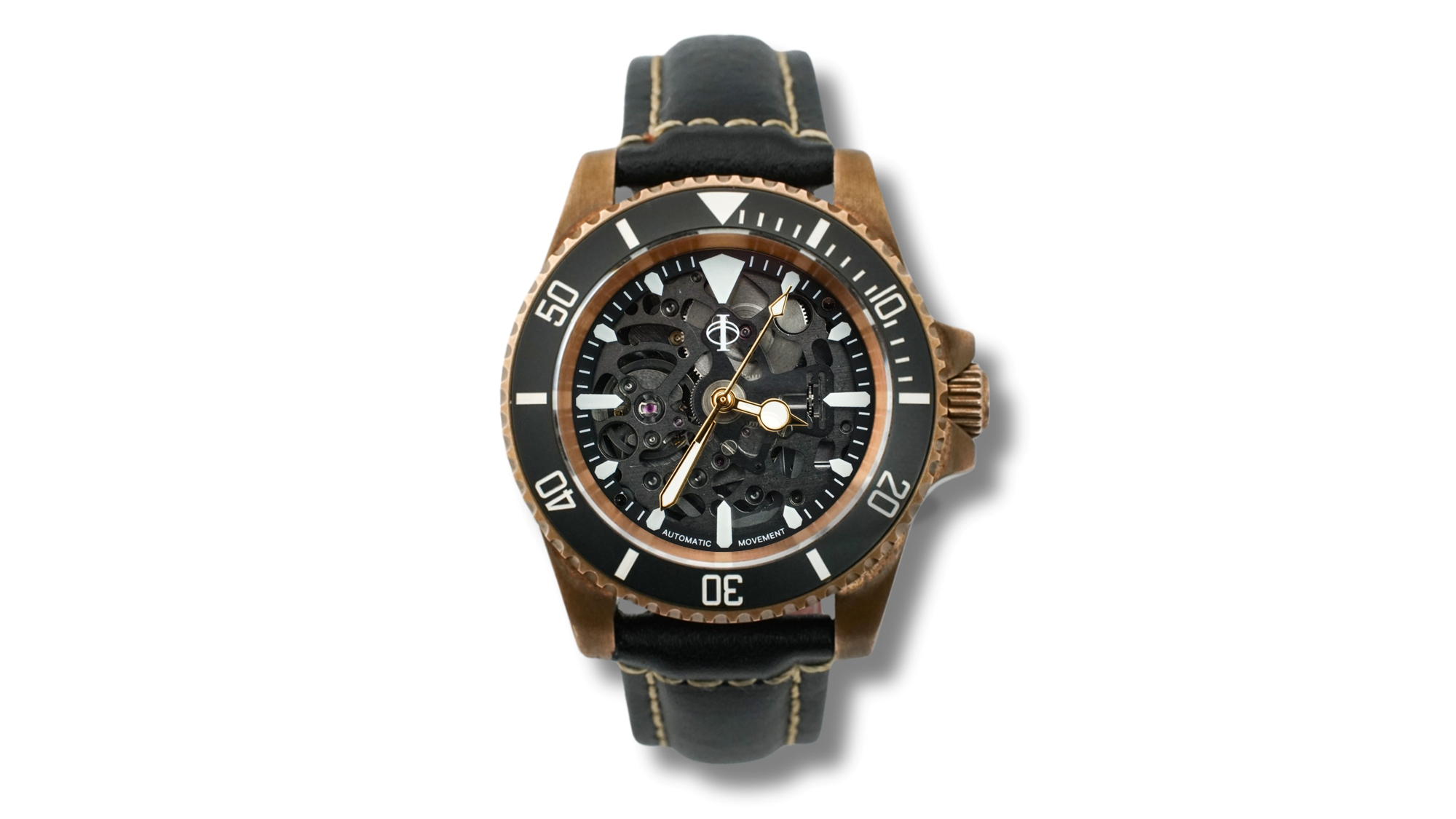 Watchmaking kit - Bronze Skeleton Diver (CuSn8) - NH72