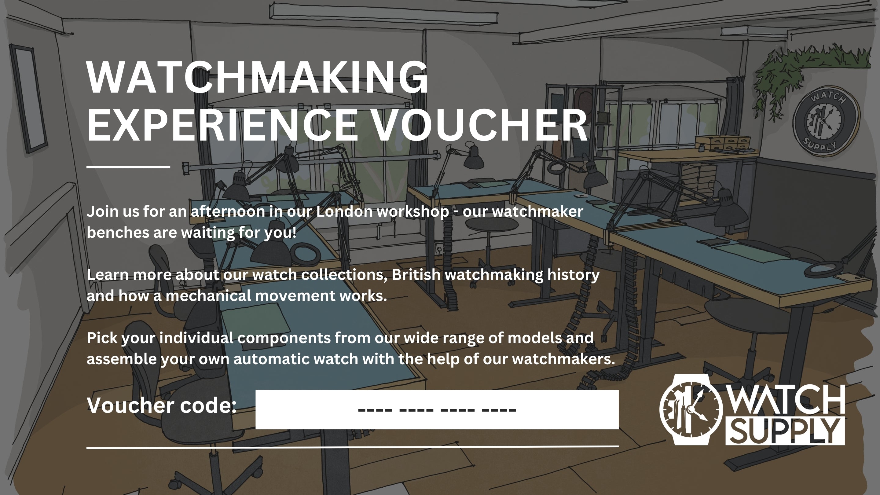 GIFT VOUCHER Watchmaking experience (London) (Digital or Printed)