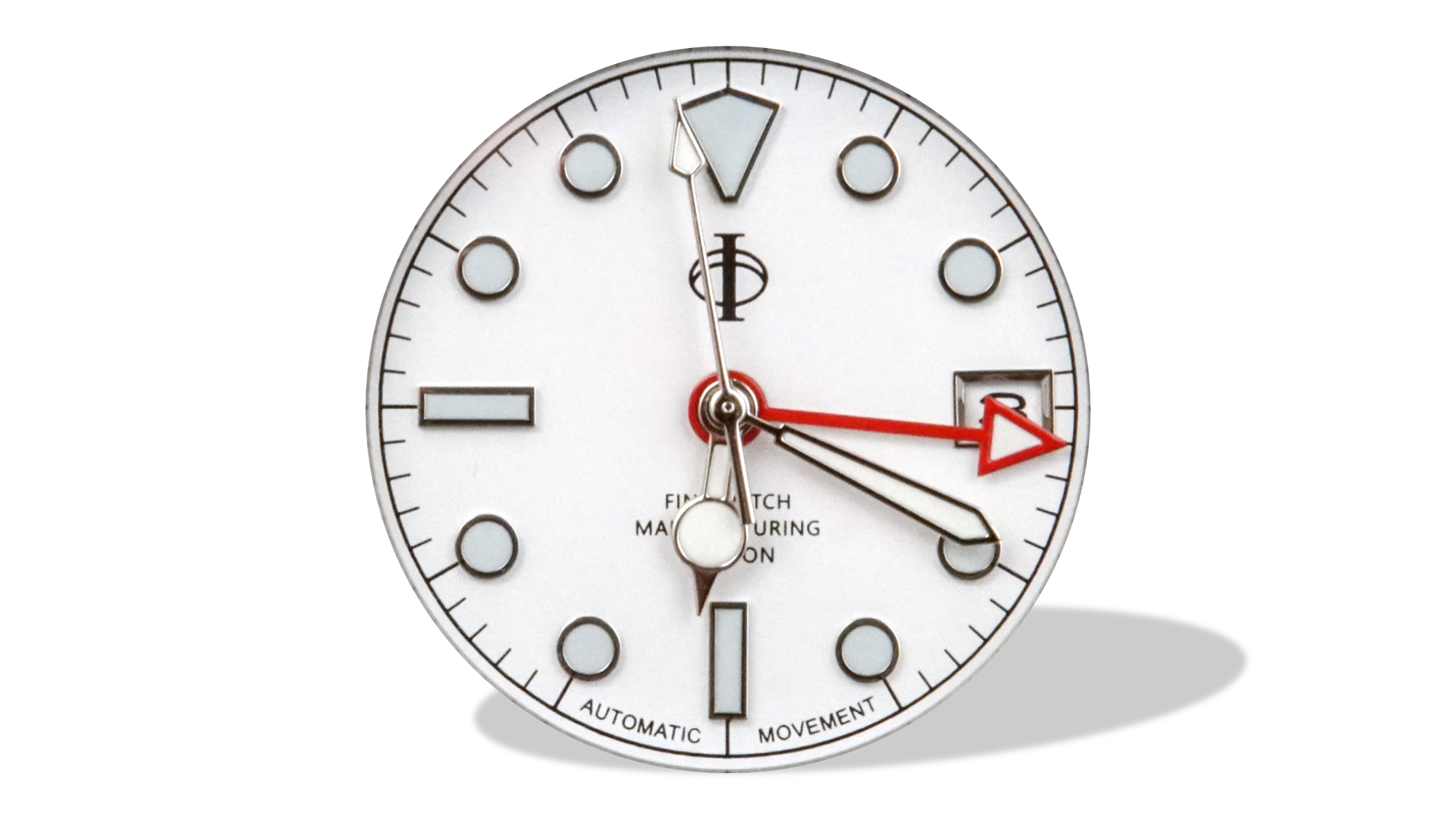 Diver One GMT Dial (White - Matte) - 28.5mm - NH-34