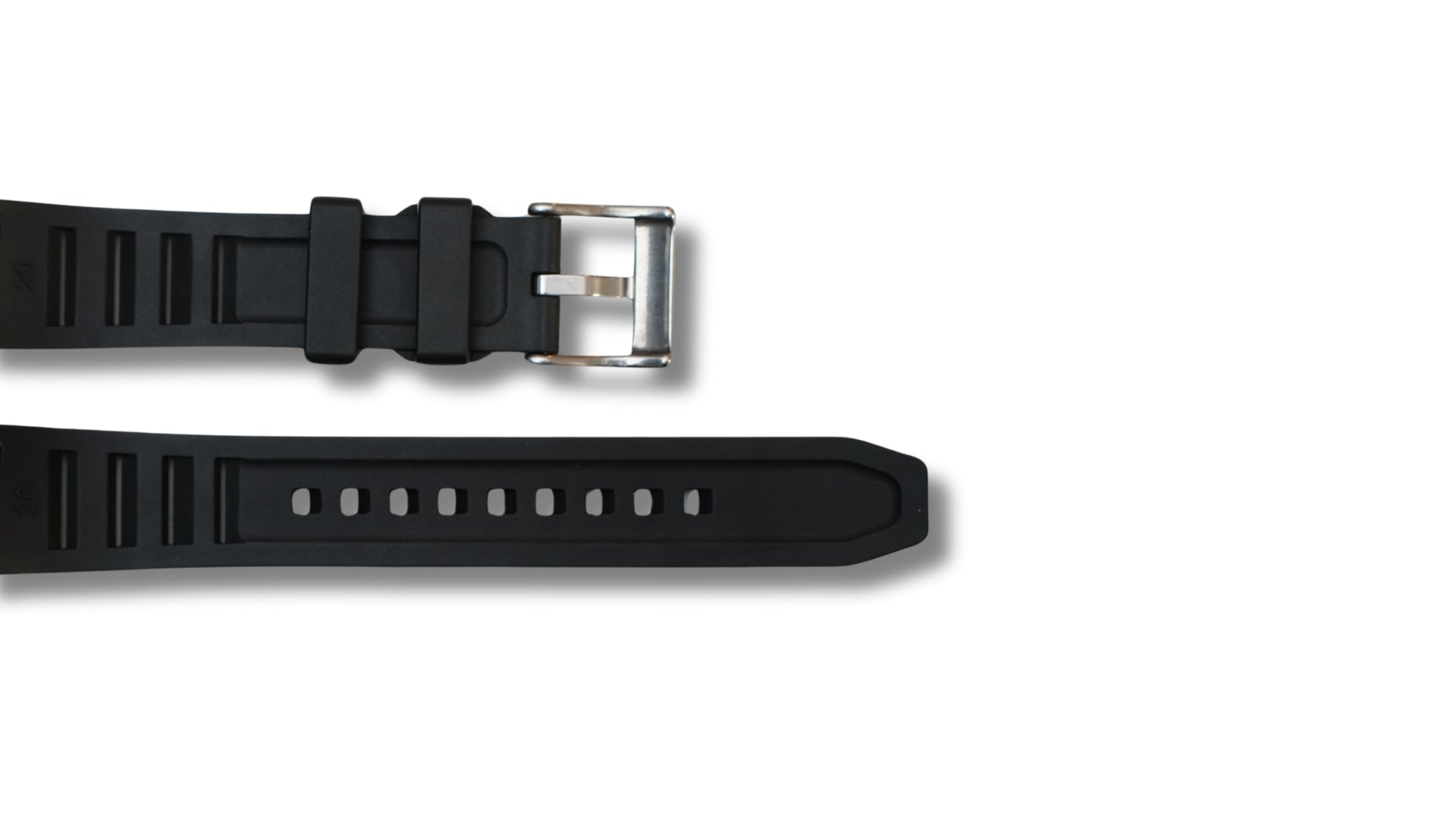 FKM strap - Vented - Black - 20mm
