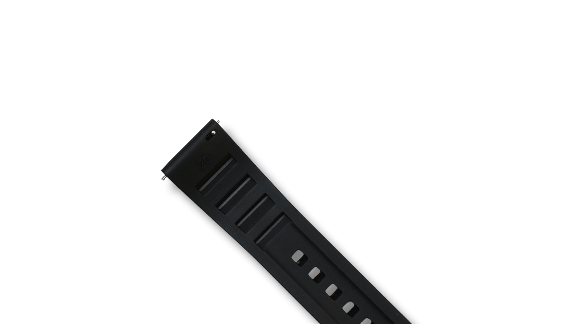 FKM strap - Vented - Black - 20mm