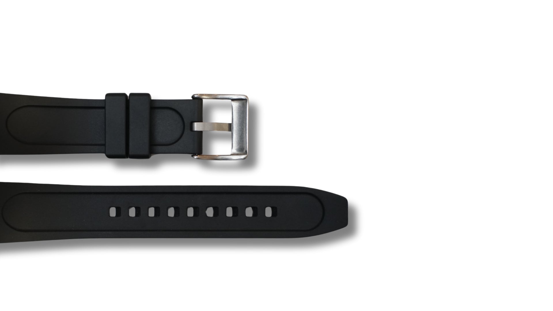FKM strap - Smooth - black - 20mm