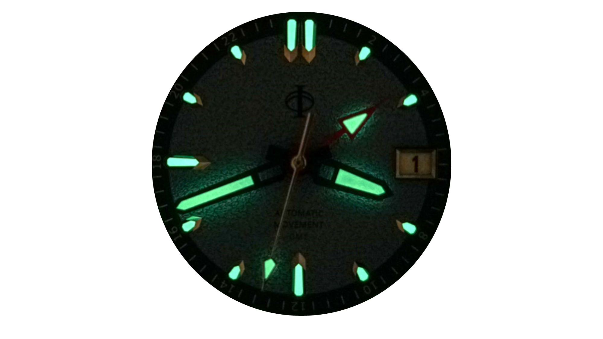 Voyager GMT Dial (Blueberry - Embossed) - 28.5mm - NH-34