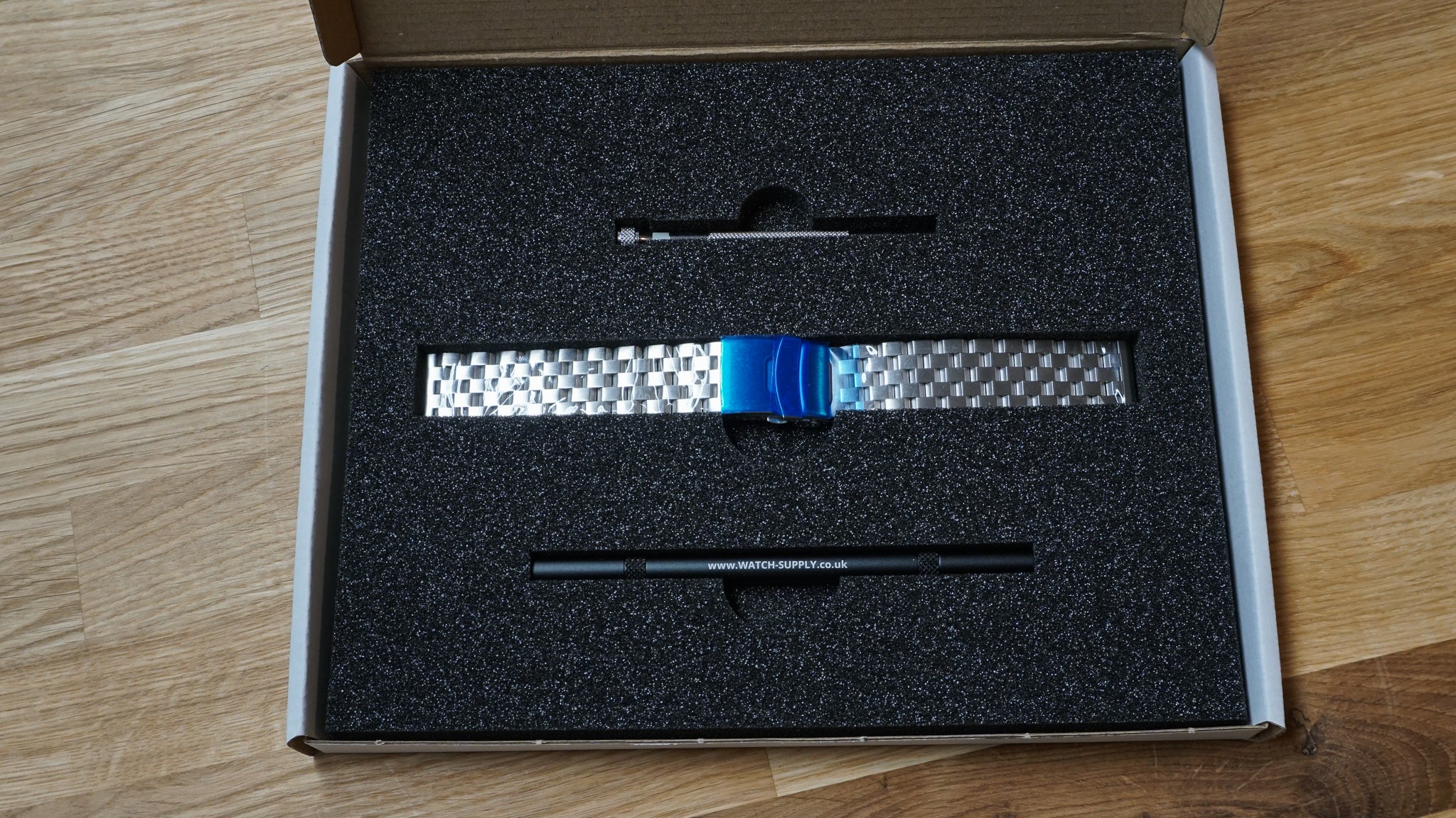 Stainless steel bracelet kit with tools (Diver III, Mayfair) - Engineered links