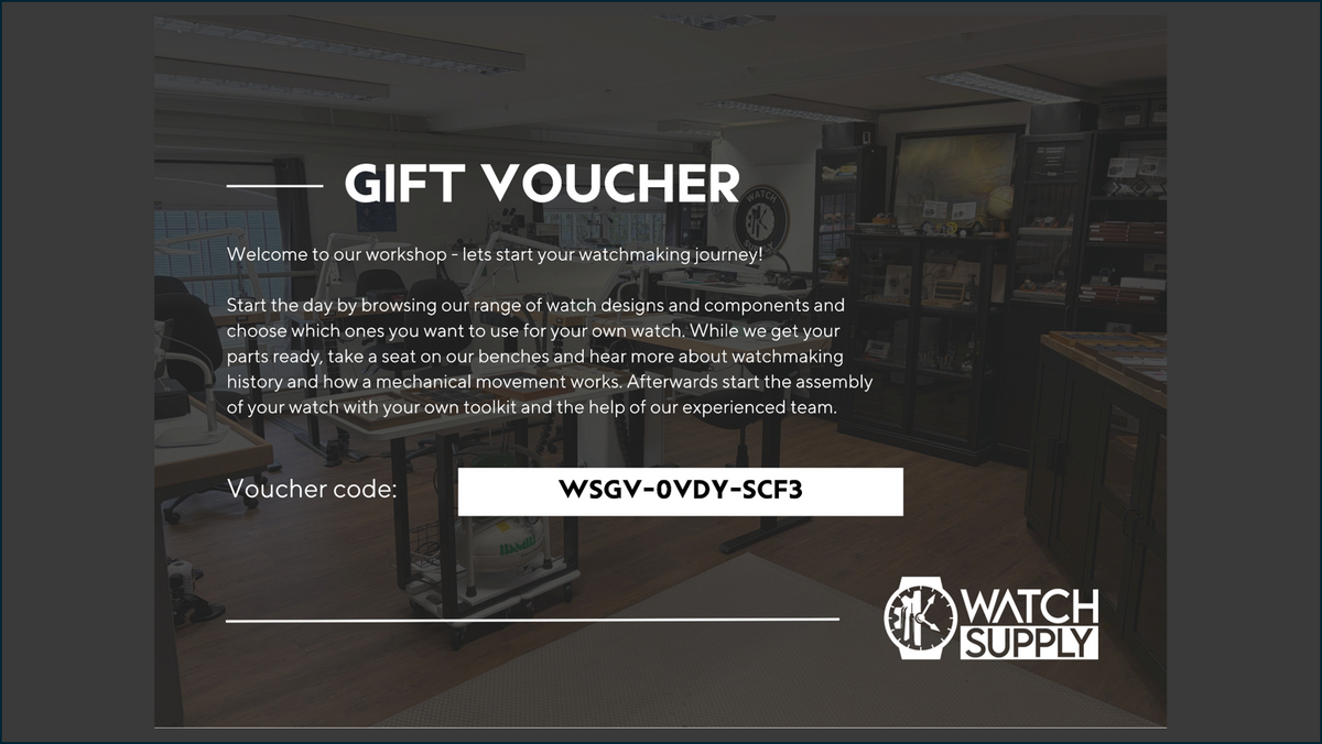 GIFT VOUCHER Watchmaking experience (London) (Digital or Printed)
