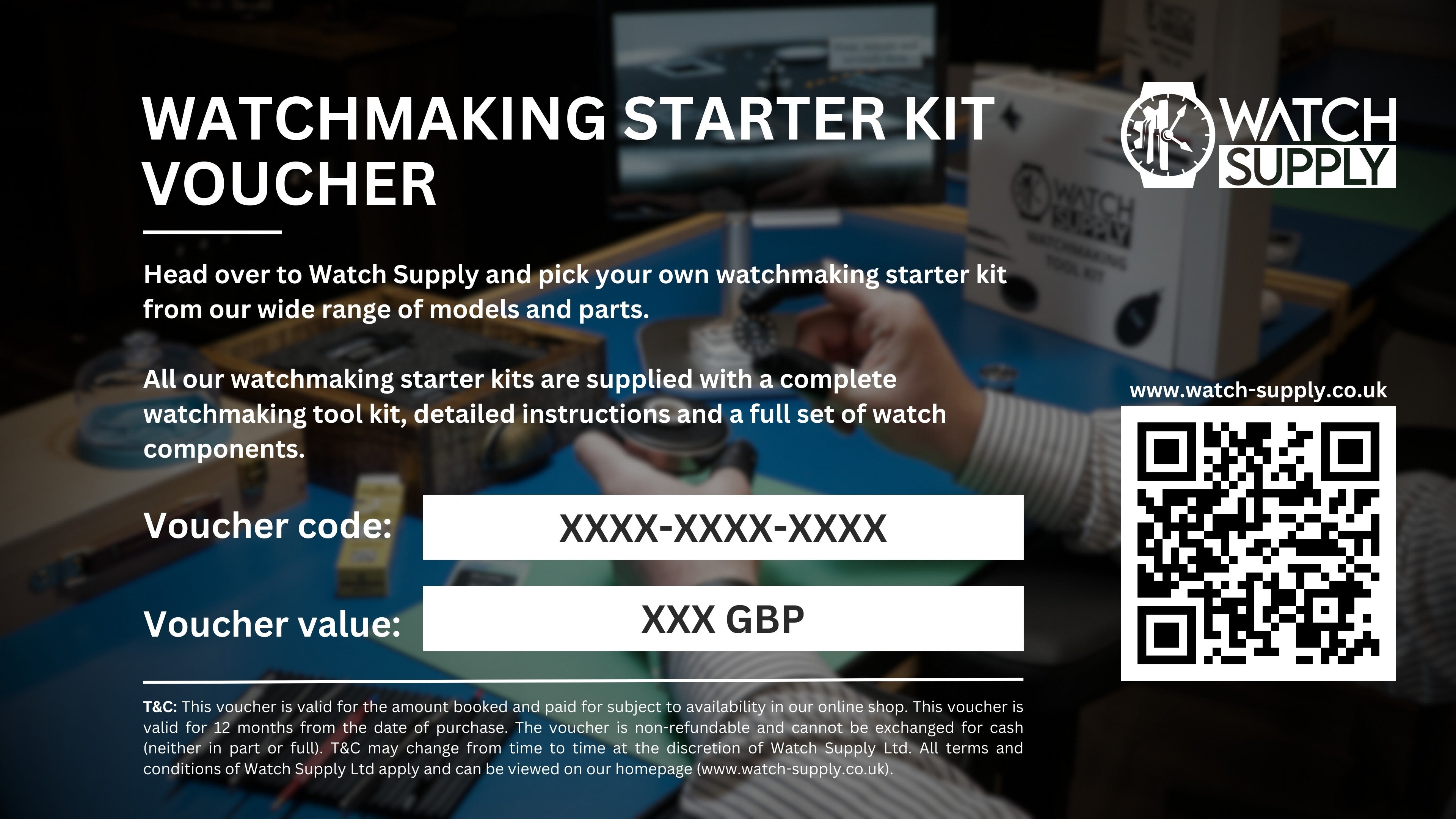Gift voucher - Watchmaking kit